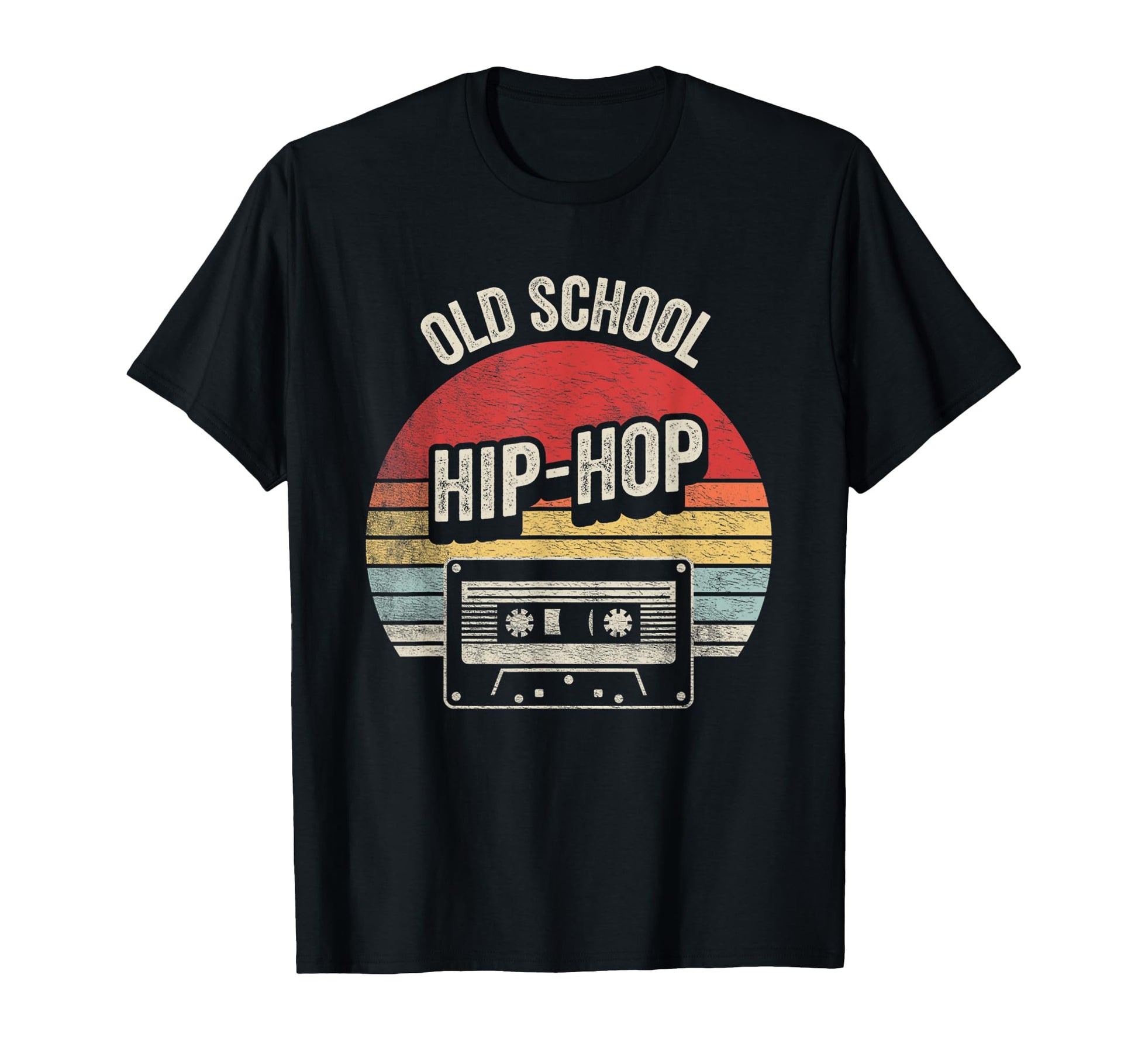 Old School Hip Hop Cassette Vibes T-Shirt - Custom Art Print Men Women - T-Shirt, Sweatshirt, Hoodie