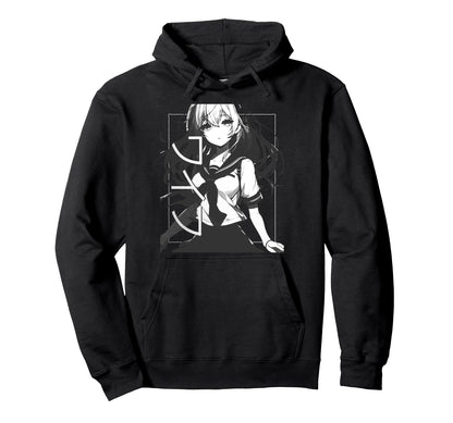Anime Waifu Japanese Aesthetic Kawaii Hoodie - Graphic Print Men Women - T-Shirt, Sweatshirt, Hoodie