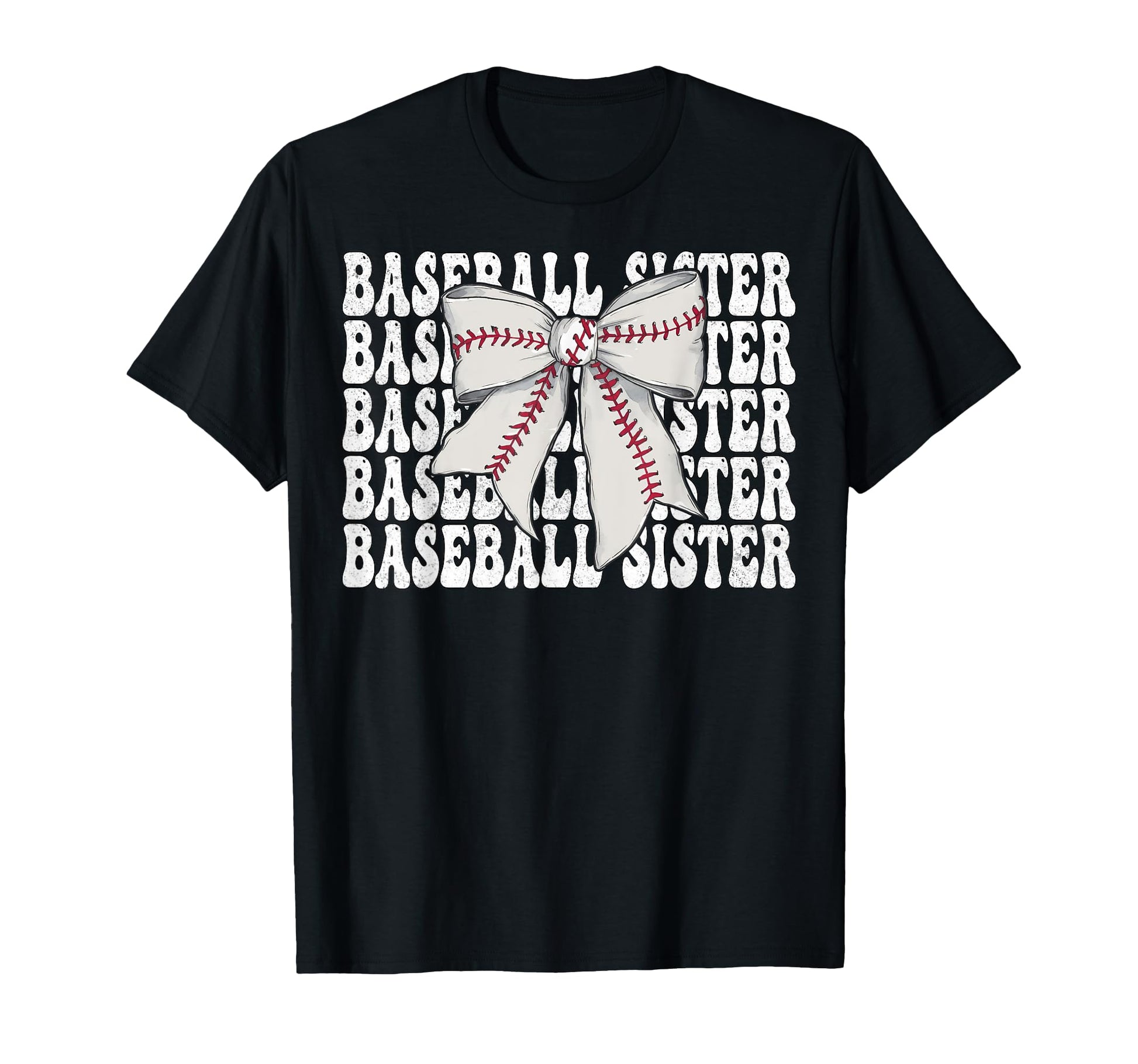 Baseball Sister Baseball Coquette T-Shirt - Aesthetic Graphic for Adults - T-Shirt, Sweatshirt, Hoodie