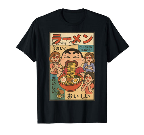 Ramen Japanese Streetwear Cyberpunk T-Shirt - Streetwear Style for Adults - T-Shirt, Sweatshirt, Hoodie