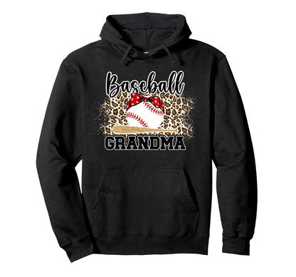 Baseball Grandma Baseball Player Hoodie - Minimalist Print for Adults - T-Shirt, Sweatshirt, Hoodie