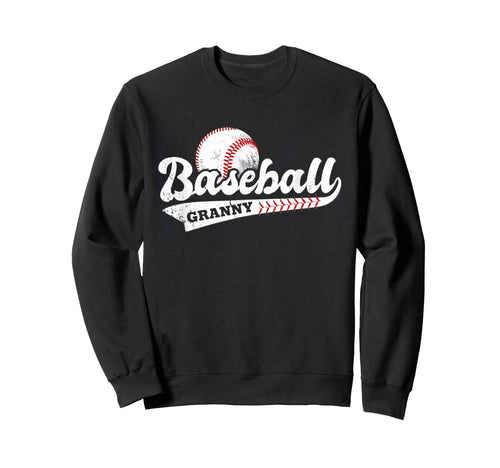 Baseball Granny Sports Grandma Sweatshirt - Casual Everyday Wear Men Women - T-Shirt, Sweatshirt, Hoodie