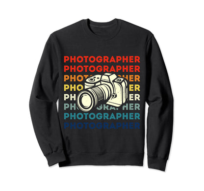 Photographer Photography Camera Sweatshirt - Custom Art Print Unisex - T-Shirt, Sweatshirt, Hoodie