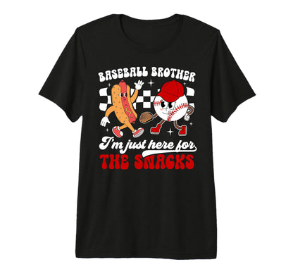 Baseball Brother Baseball Player T-Shirt - Fun Novelty Design Men Women - T-Shirt, Sweatshirt, Hoodie