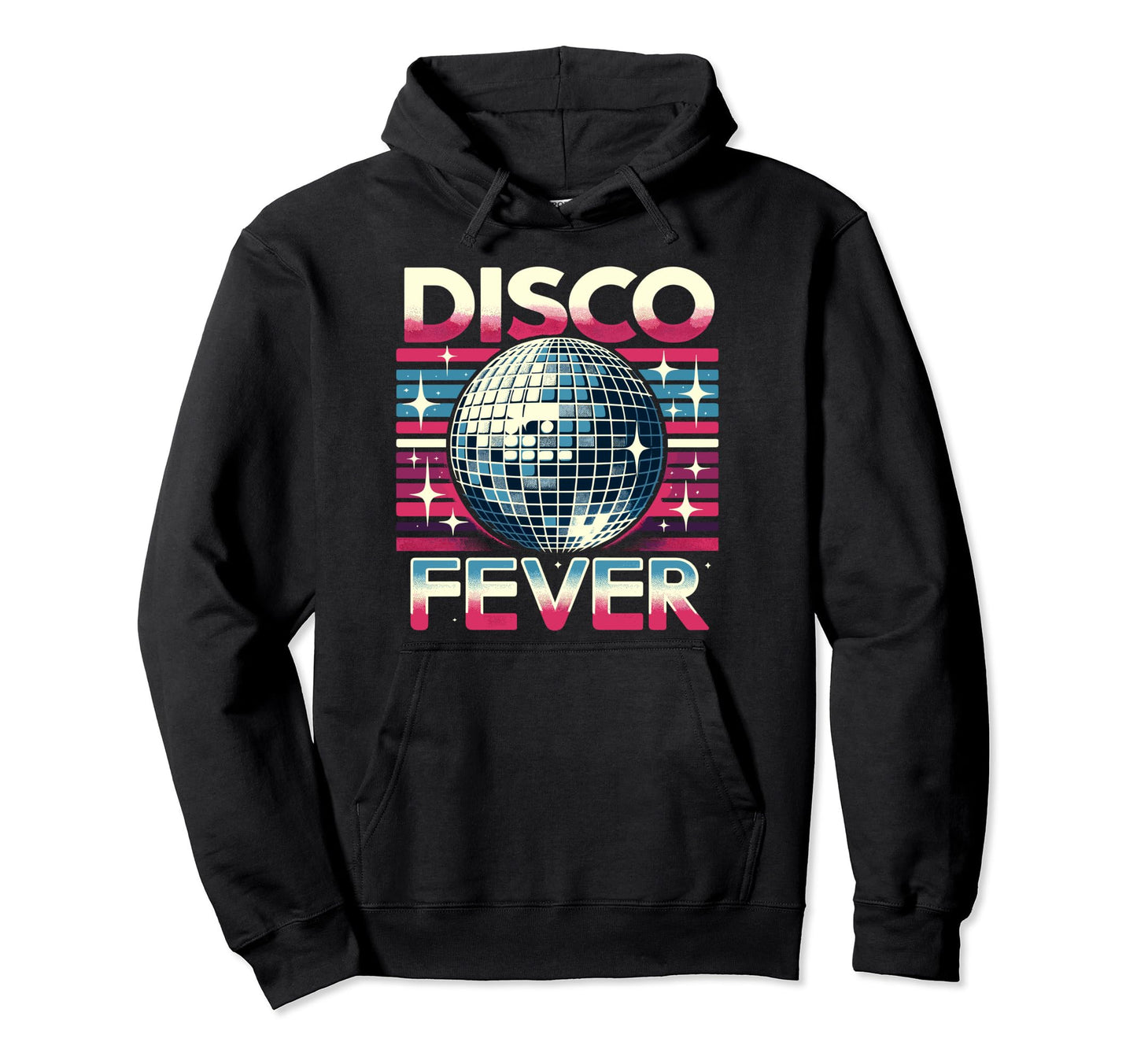 Disco Fever Dance Party Mirror Ball Hoodie - Aesthetic Graphic Men Women - T-Shirt, Sweatshirt, Hoodie