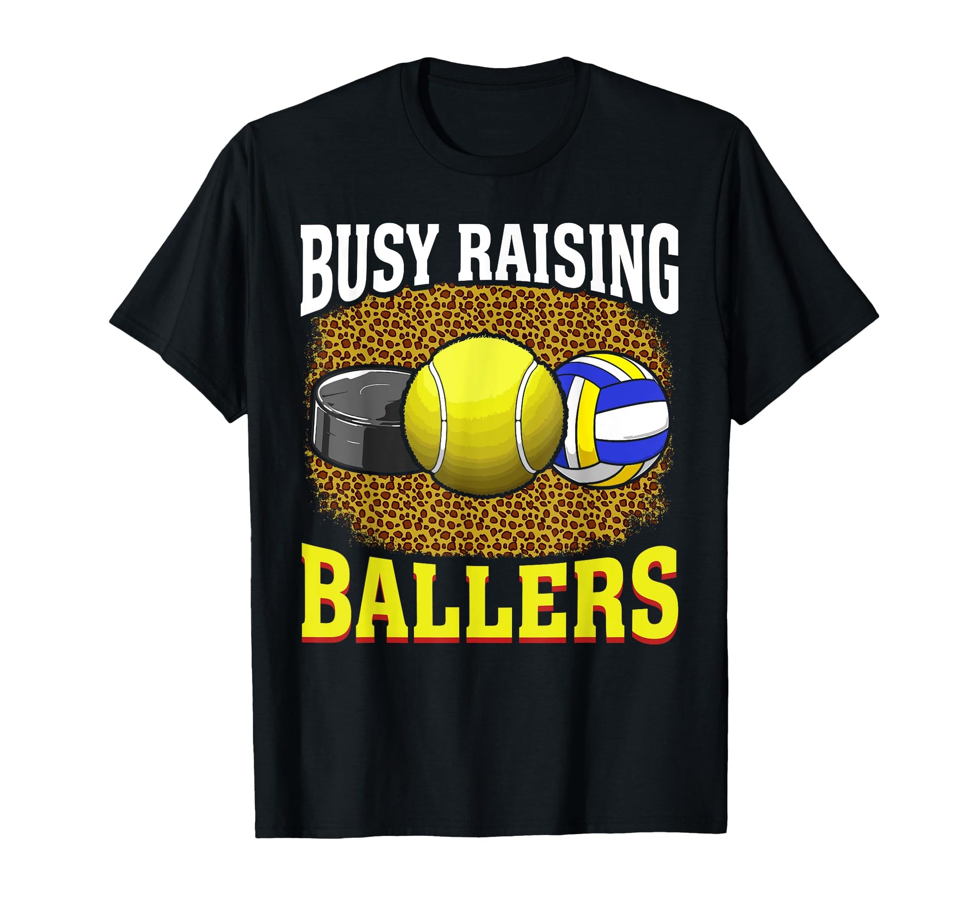Busy Raising Hockey Tennis T-Shirt - Casual Everyday Wear for Adults - T-Shirt, Sweatshirt, Hoodie
