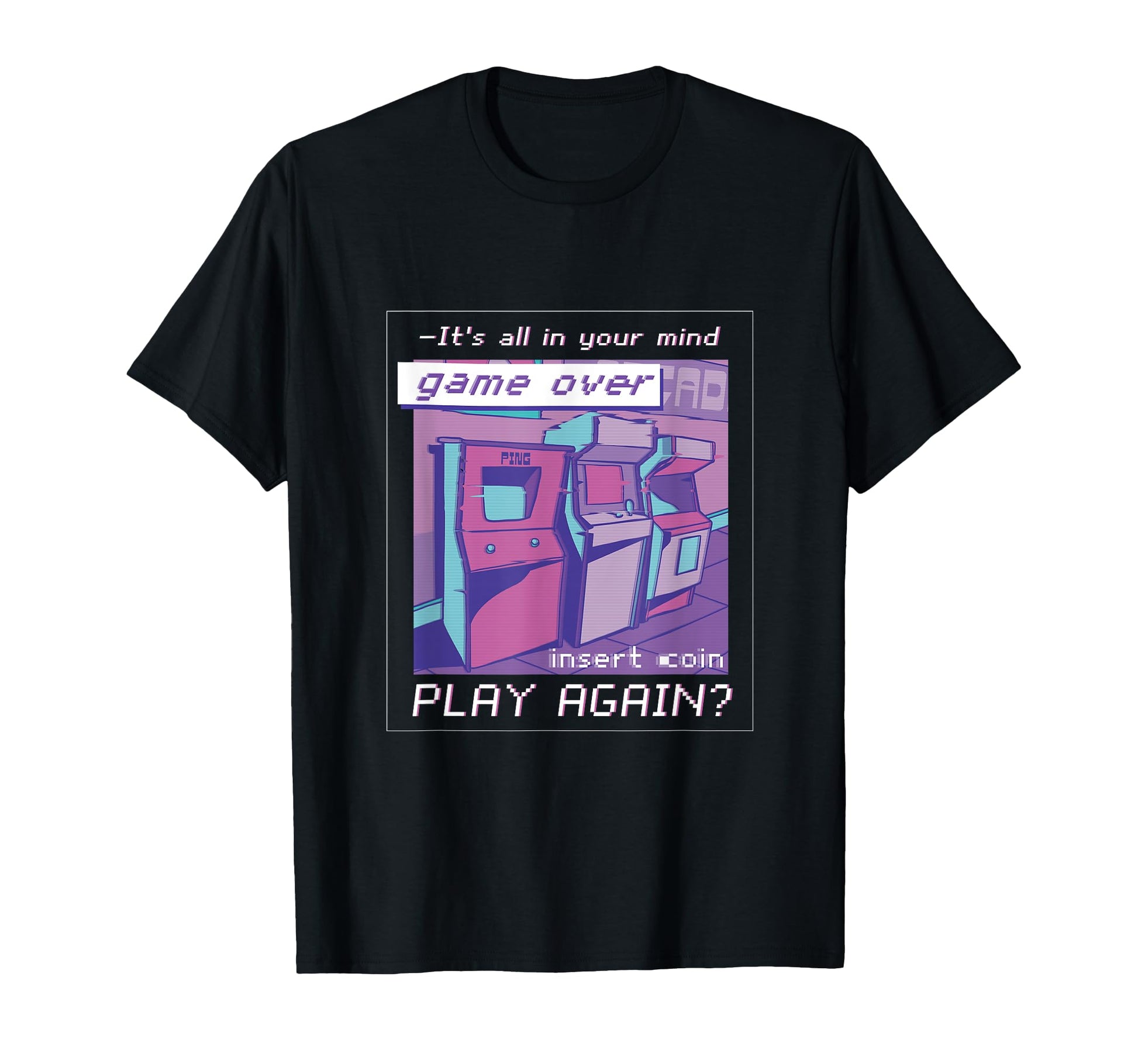Gaming Arcade Japanese Vaporwave T-Shirt - Streetwear Style Unisex - T-Shirt, Sweatshirt, Hoodie