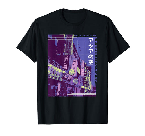 Tokyo Nightlife Aesthetic Japan T-Shirt - Trendy Graphic for Adults - T-Shirt, Sweatshirt, Hoodie