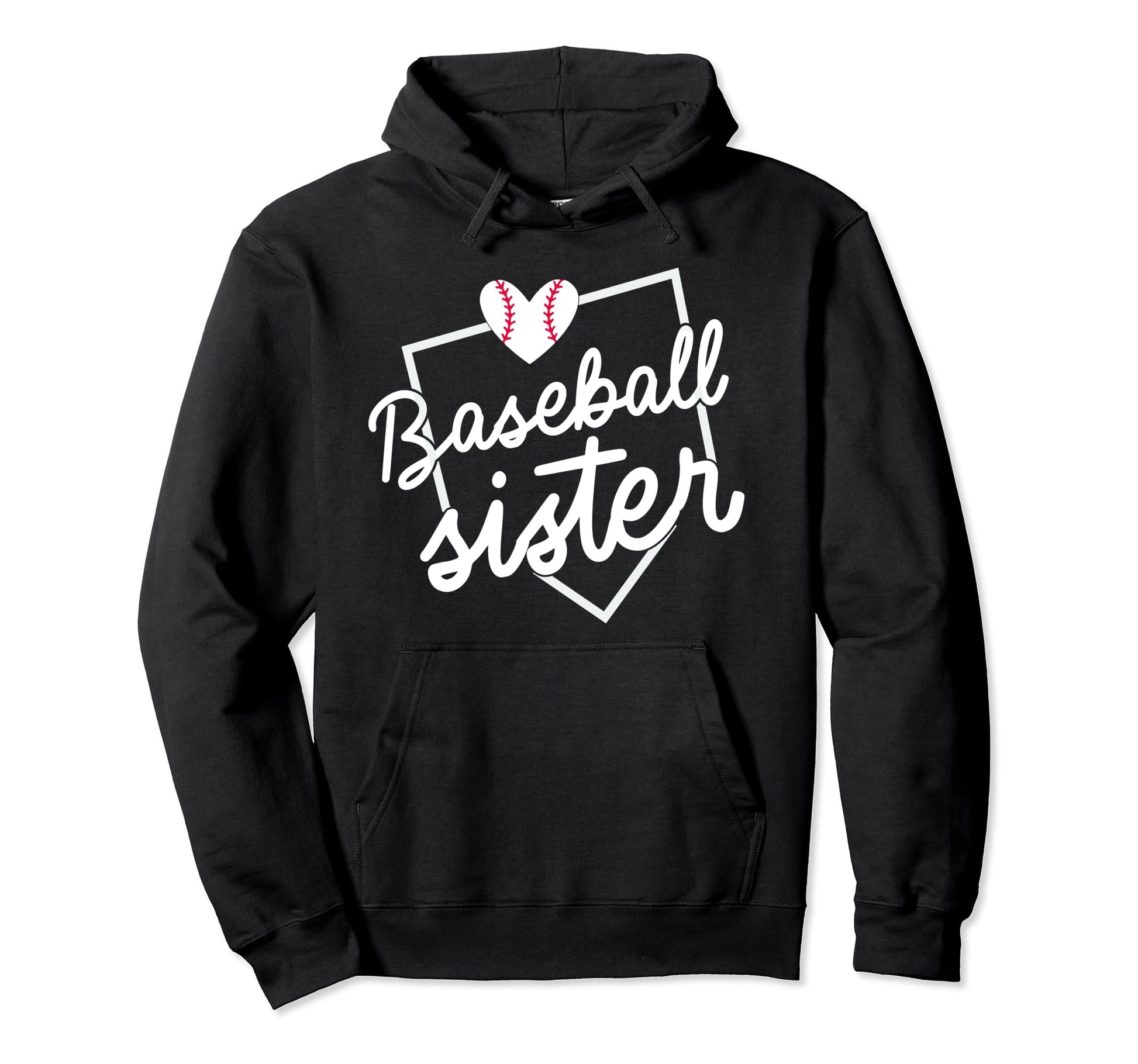 Baseball Sister Funny Baseball Sisters Hoodie - Custom Art Print Men Women - T-Shirt, Sweatshirt, Hoodie