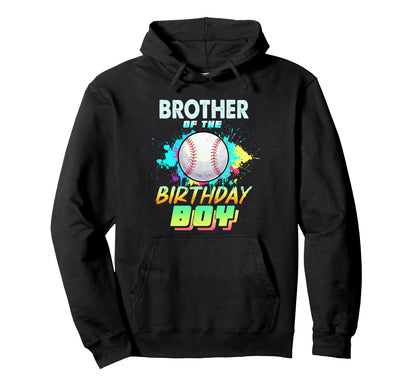 Brother Birthday Baseball Matching Hoodie - Minimalist Print Men Women - T-Shirt, Sweatshirt, Hoodie