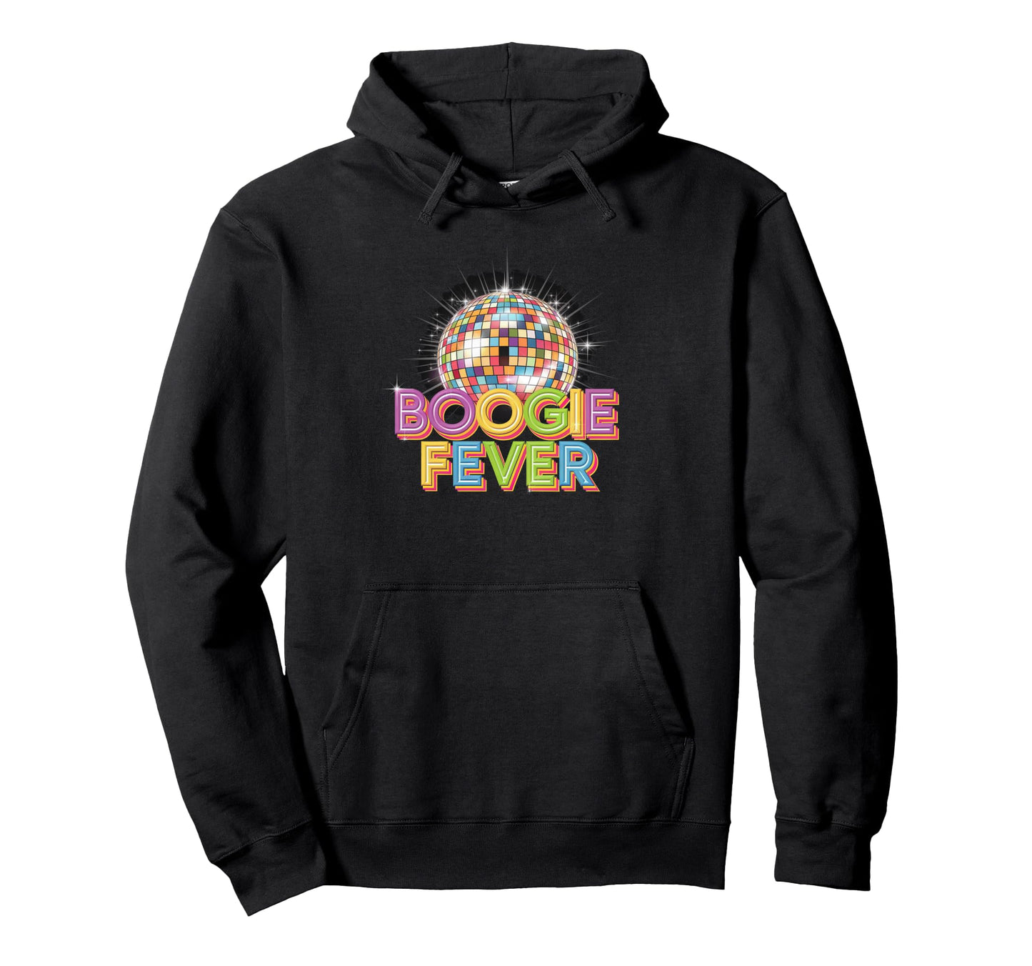 Disco Ball Boogie Fever Discoball Party Hoodie - Minimalist Print Unisex - T-Shirt, Sweatshirt, Hoodie