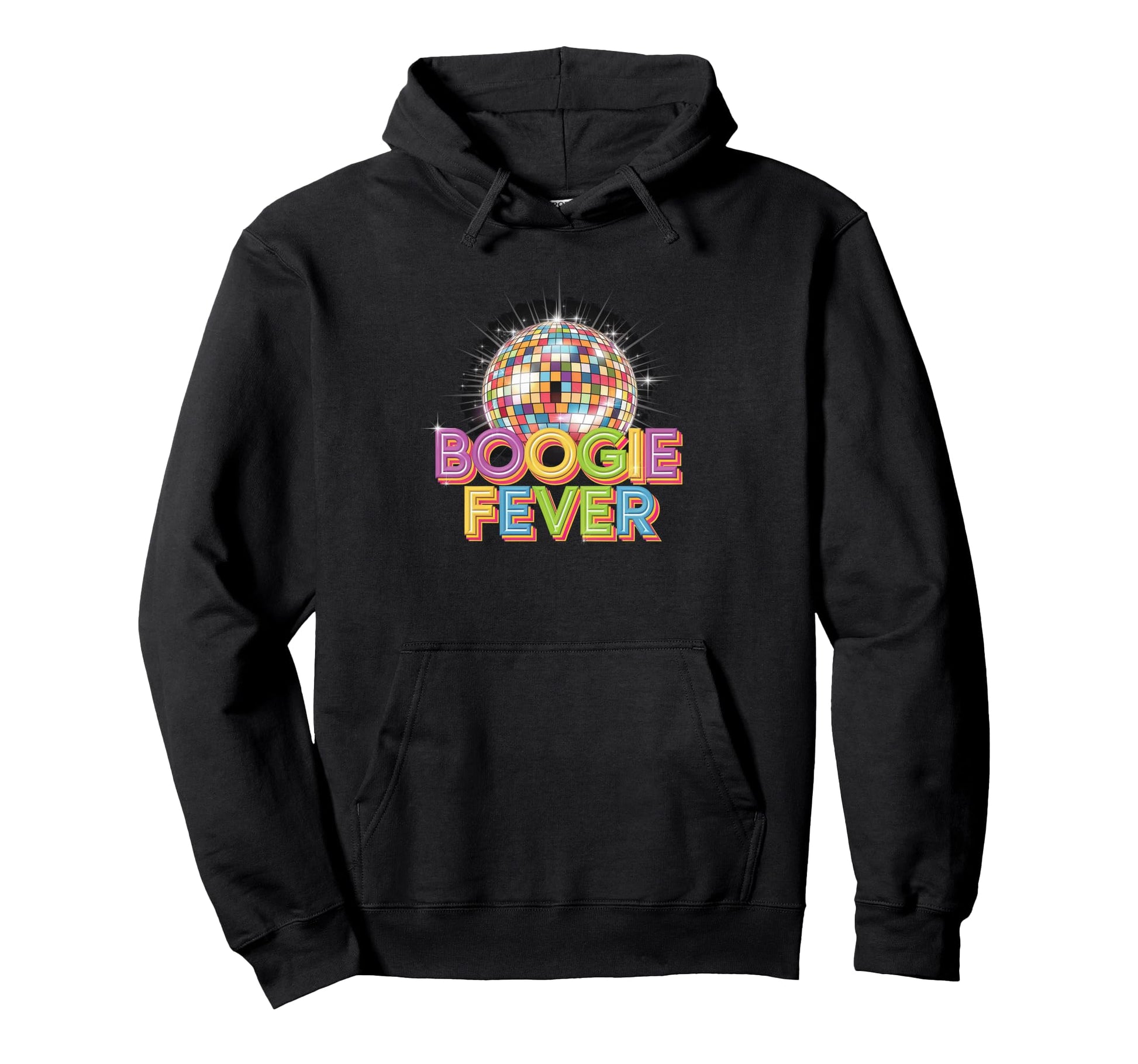 Disco Ball Boogie Fever Discoball Party Hoodie - Minimalist Print Unisex - T-Shirt, Sweatshirt, Hoodie