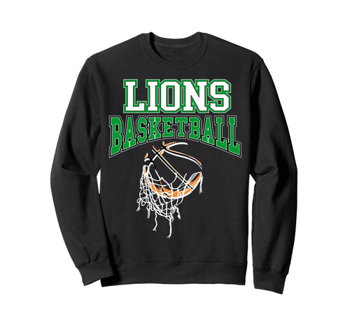 Lions Basketball Mom Green Lion Pride Sweatshirt - Minimalist Print Unisex - T-Shirt, Sweatshirt, Hoodie