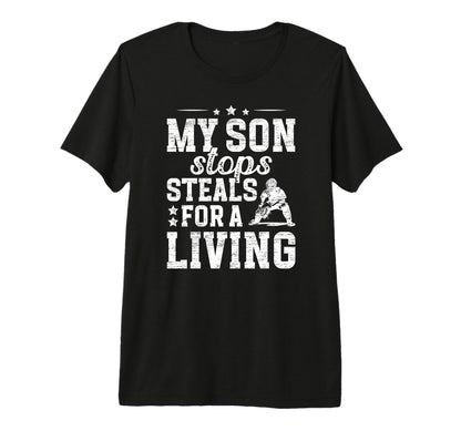 Mens Proud Baseball Catcher Dad Baseball T-Shirt - Trendy Graphic Unisex - T-Shirt, Sweatshirt, Hoodie