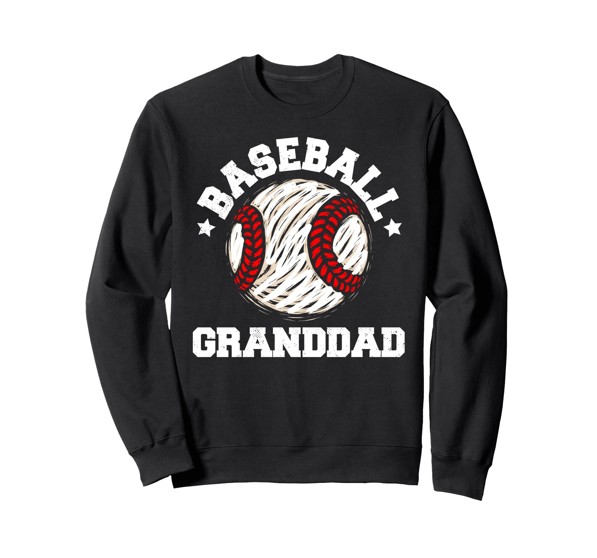 Baseball Granddad Distressed Funny Sweatshirt - Unique Graphic Unisex - T-Shirt, Sweatshirt, Hoodie