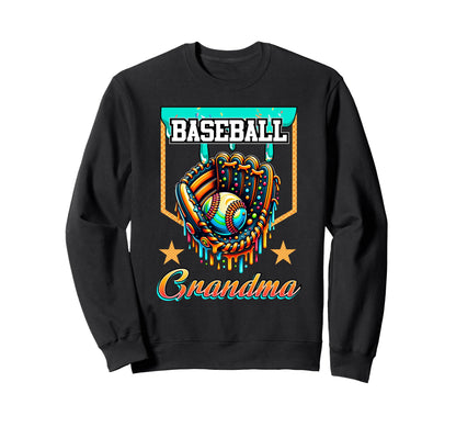 Baseball Drip Baseball Grandma Ice Sweatshirt - Novelty Apparel Men Women - T-Shirt, Sweatshirt, Hoodie