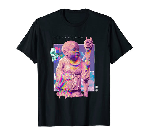 Aesthetic Vaporwave Abstract Buddha T-Shirt - Trendy Graphic Unisex - T-Shirt, Sweatshirt, Hoodie
