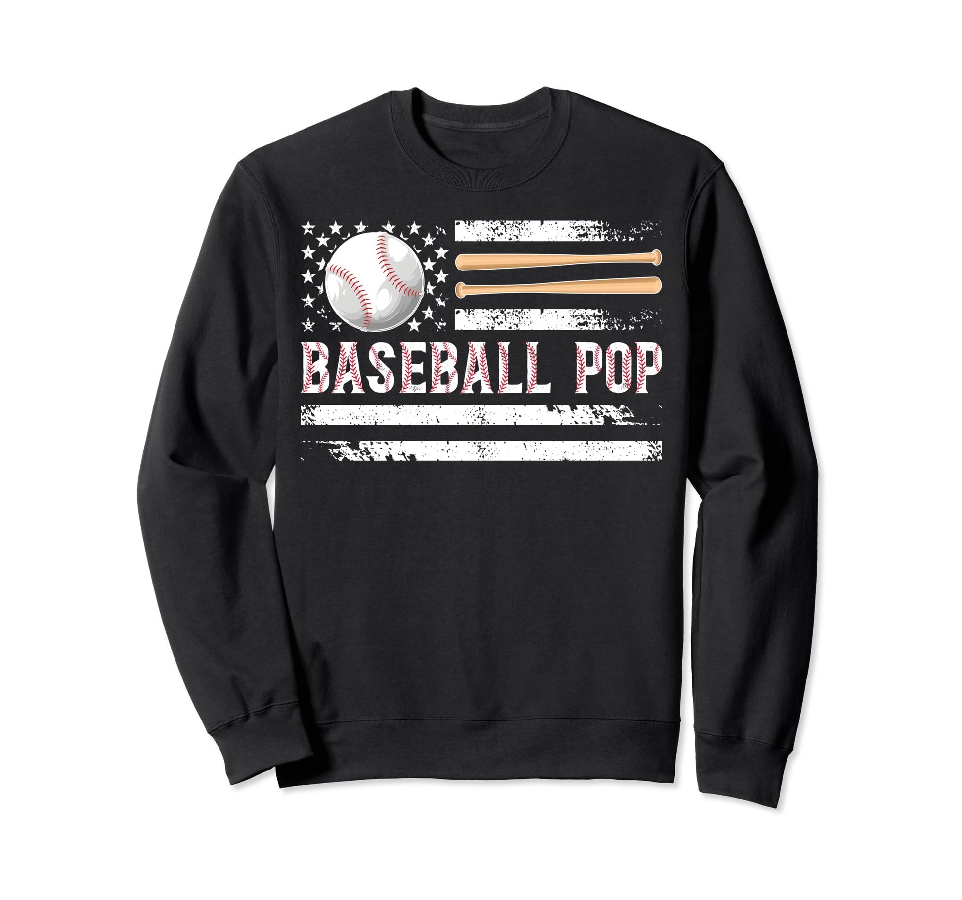 Baseball Pop Baseball Player Pop Sweatshirt - Minimalist Print for Adults - T-Shirt, Sweatshirt, Hoodie