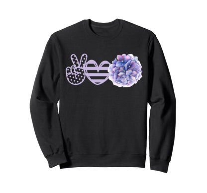 Hydrangea Shirts And Sweatshirts Sweatshirt - Custom Art Print for Adults - T-Shirt, Sweatshirt, Hoodie