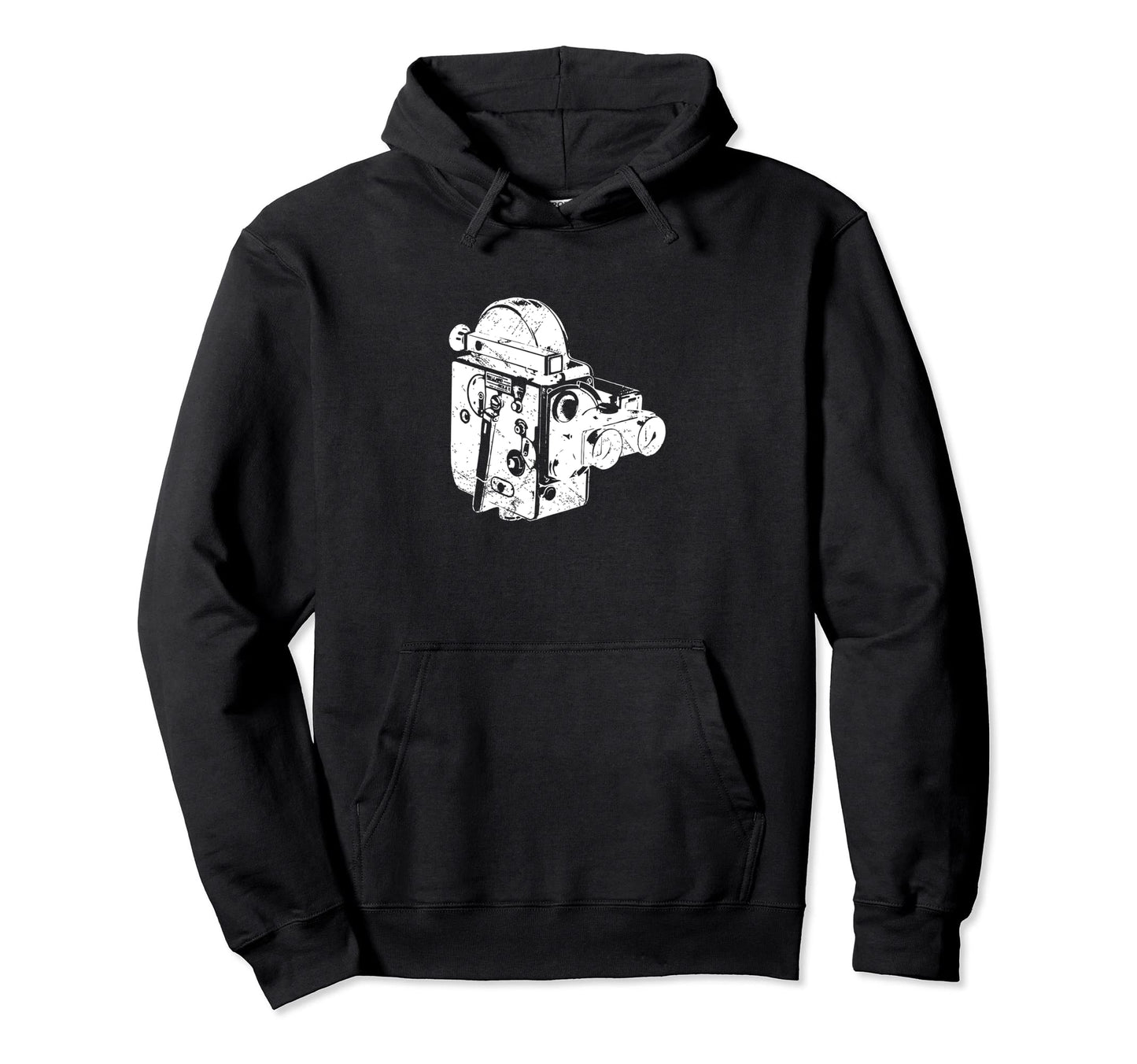 16 Mm Distressed Film Camera Hoodie - Custom Art Print Unisex - T-Shirt, Sweatshirt, Hoodie