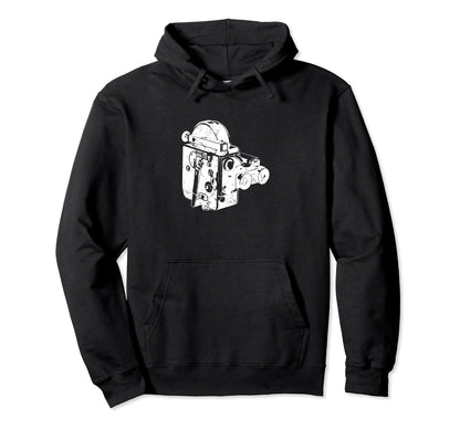 16 Mm Distressed Film Camera Hoodie - Custom Art Print Unisex - T-Shirt, Sweatshirt, Hoodie