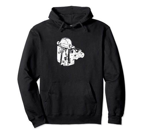 16 Mm Distressed Film Camera Hoodie - Custom Art Print Unisex - T-Shirt, Sweatshirt, Hoodie