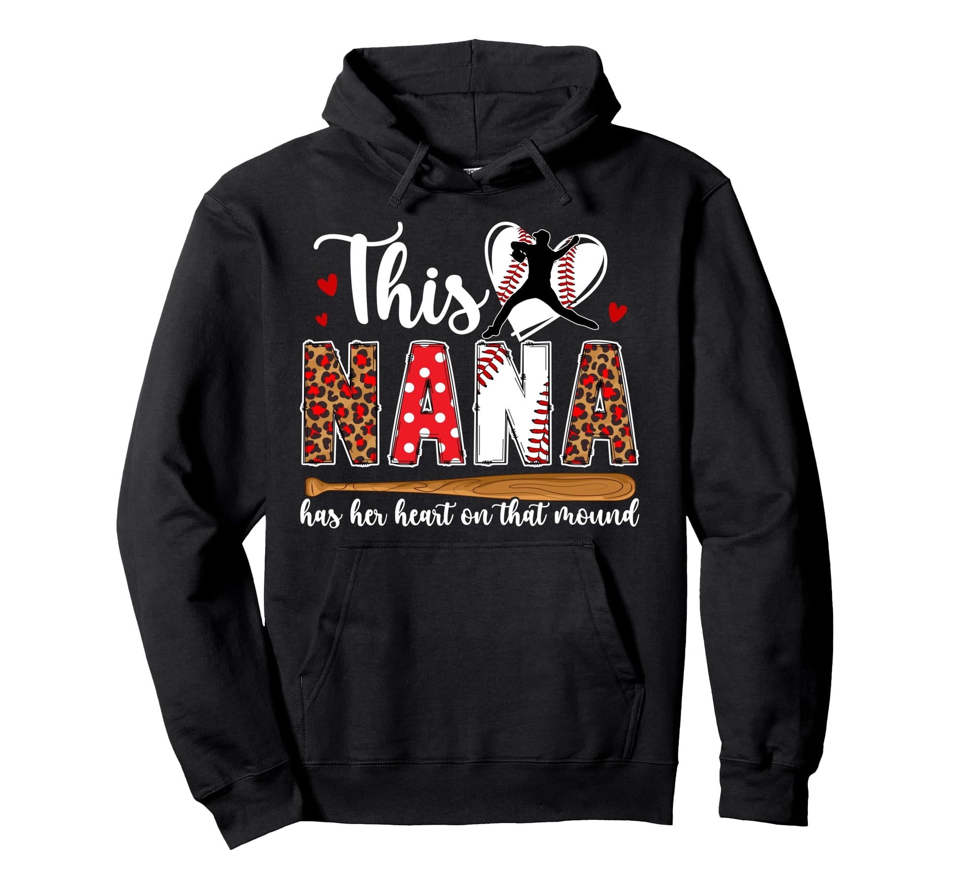That Mound Baseball Pitcher Nana Hoodie - Unique Graphic for Adults - T-Shirt, Sweatshirt, Hoodie