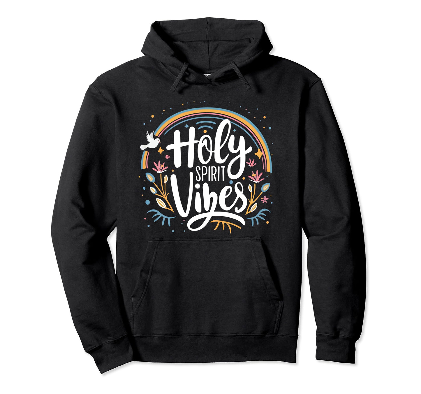 Holy Spirit Vibes Christian Spiritual Hoodie - Unique Graphic Unisex - T-Shirt, Sweatshirt, Hoodie