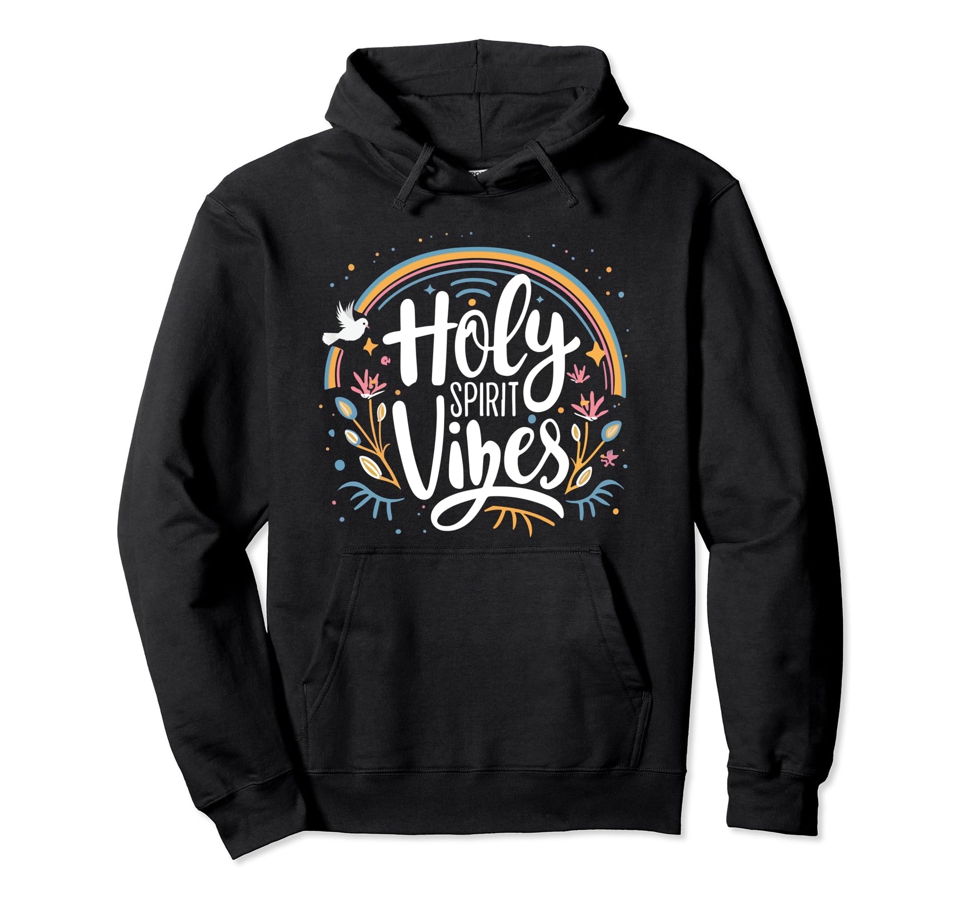 Holy Spirit Vibes Christian Spiritual Hoodie - Unique Graphic Unisex - T-Shirt, Sweatshirt, Hoodie