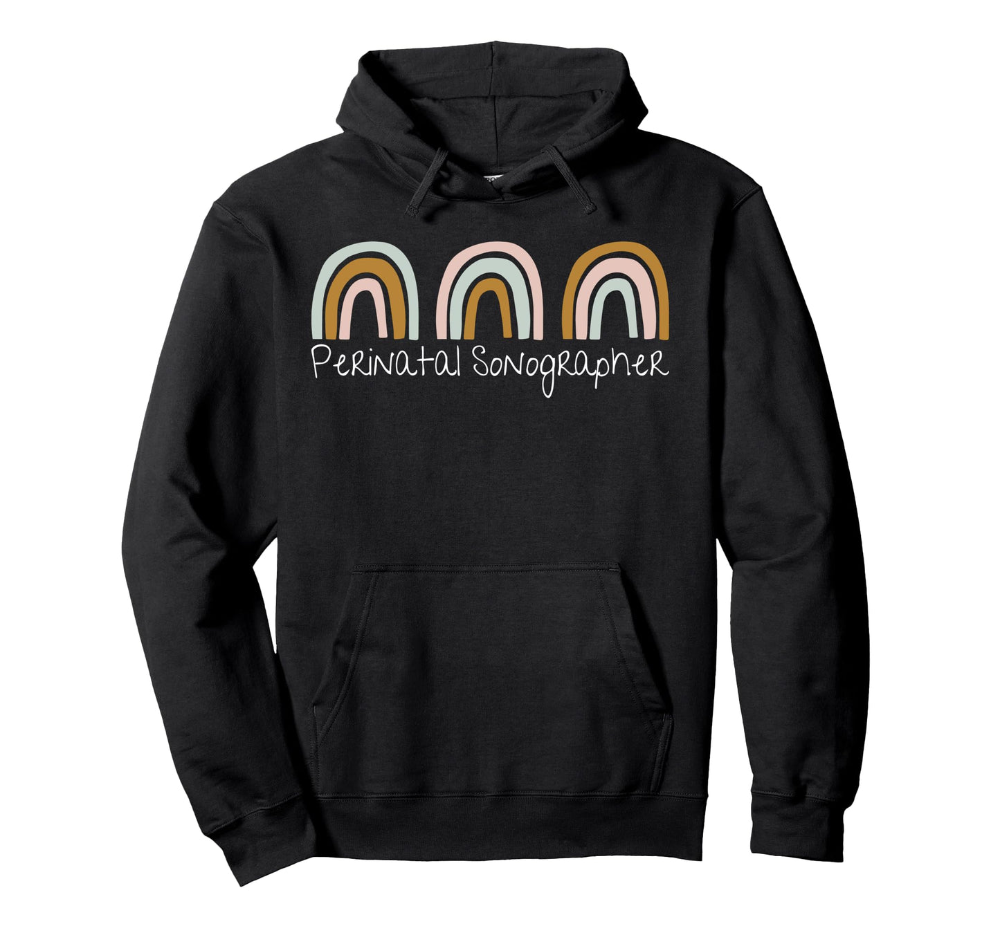Perinatal Sonographer Rainbow Mfm Ob Hoodie - Custom Art Print for Adults - T-Shirt, Sweatshirt, Hoodie