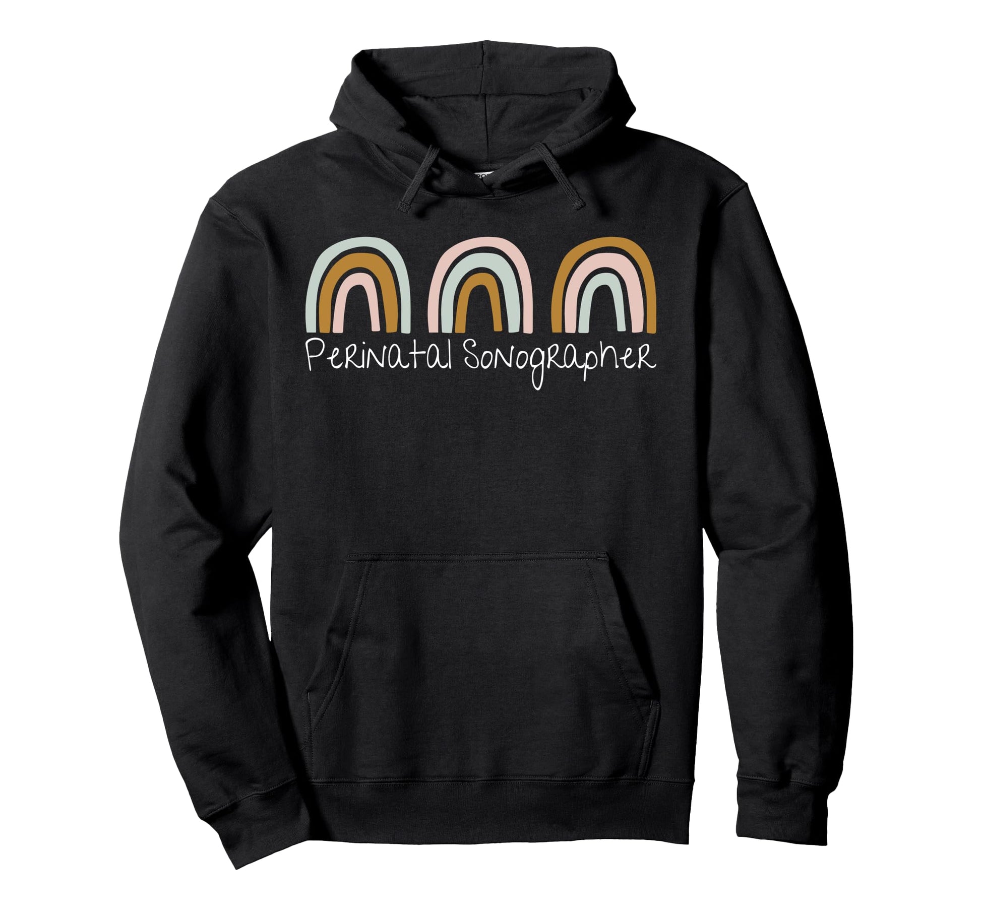 Perinatal Sonographer Rainbow Mfm Ob Hoodie - Custom Art Print for Adults - T-Shirt, Sweatshirt, Hoodie