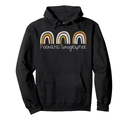 Perinatal Sonographer Rainbow Mfm Ob Hoodie - Custom Art Print for Adults - T-Shirt, Sweatshirt, Hoodie