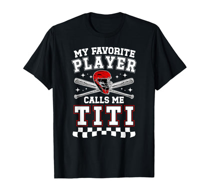 Proud Baseball Titi Baseball Player Titi T-Shirt - Trendy Graphic Unisex - T-Shirt, Sweatshirt, Hoodie