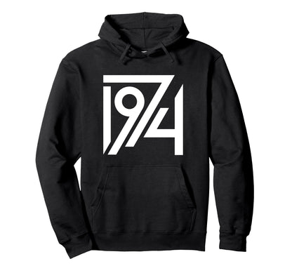 1974 Birthday Grunge Alternative Hoodie - Streetwear Style Men Women - T-Shirt, Sweatshirt, Hoodie