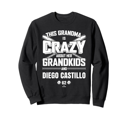 Grandma Crazy Diego Castillo Minnesota Sweatshirt - Trendy Graphic Unisex - T-Shirt, Sweatshirt, Hoodie