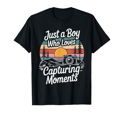 Photographer Camera Photography T-Shirt - Minimalist Print Men Women - T-Shirt, Sweatshirt, Hoodie
