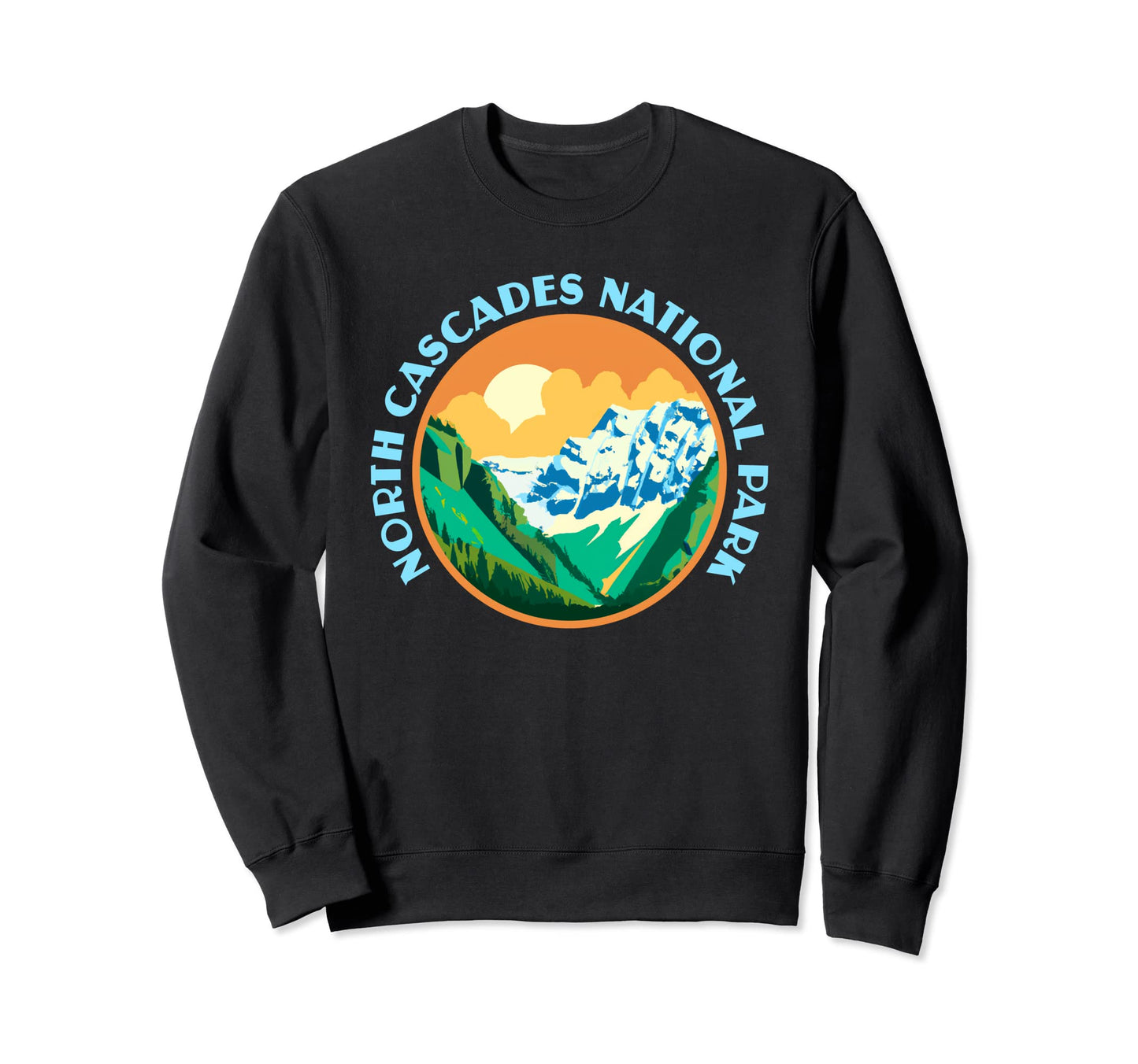 North Cascades National Park Wpa Sweatshirt - Novelty Apparel Men Women - T-Shirt, Sweatshirt, Hoodie