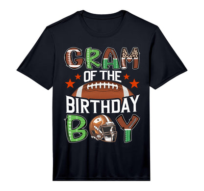 Gram Birthday Game Day Football T-Shirt - Trendy Graphic Men Women - T-Shirt, Sweatshirt, Hoodie