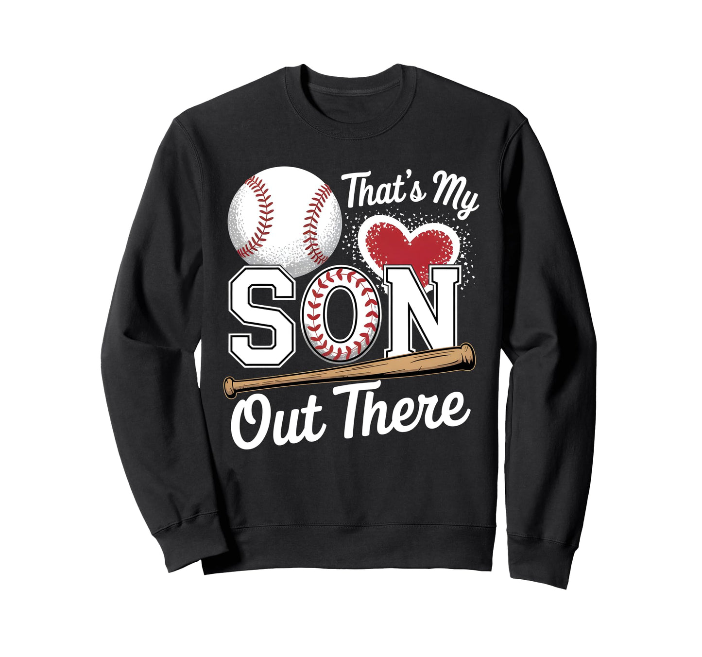 Thats My Son Baseball Grandma Sweatshirt - Streetwear Style for Adults - T-Shirt, Sweatshirt, Hoodie