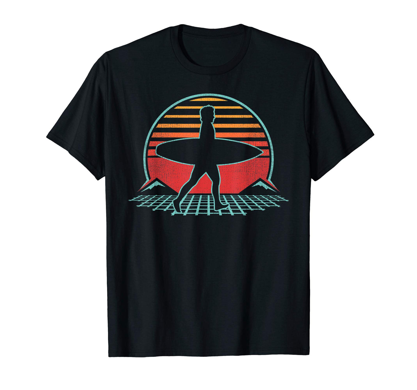 Surfing 80S Surfer Gift T-Shirt - Streetwear Style Men Women - T-Shirt, Sweatshirt, Hoodie