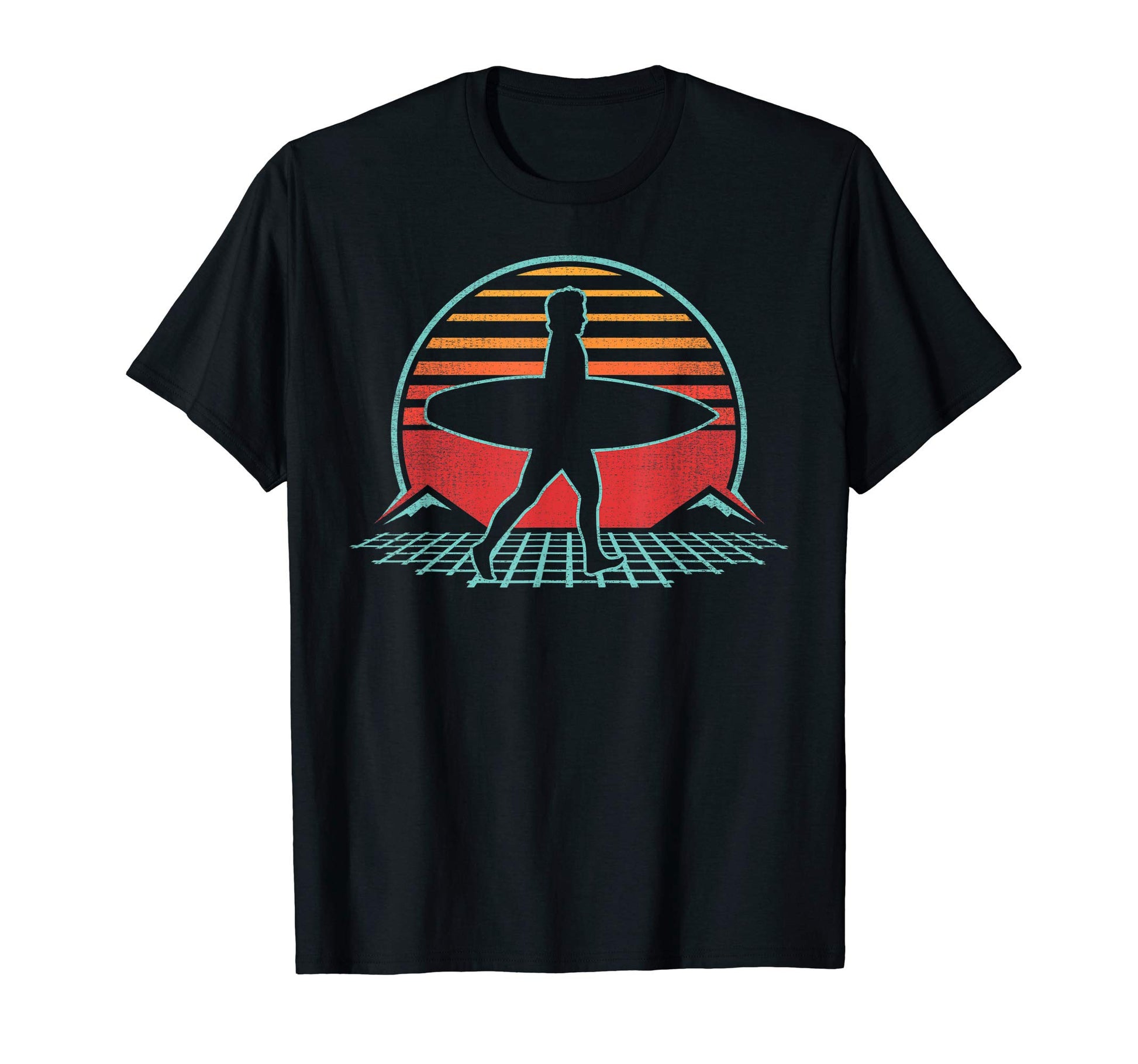 Surfing 80S Surfer Gift T-Shirt - Streetwear Style Men Women - T-Shirt, Sweatshirt, Hoodie