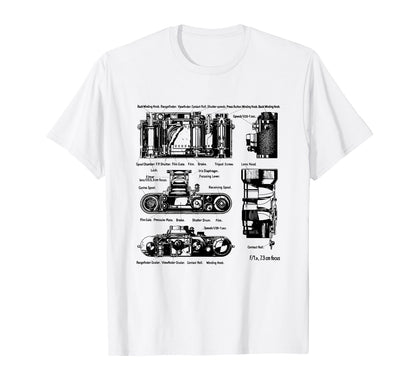 Low Aperture F1 9 Film Camera T-Shirt - Aesthetic Graphic for Adults - T-Shirt, Sweatshirt, Hoodie