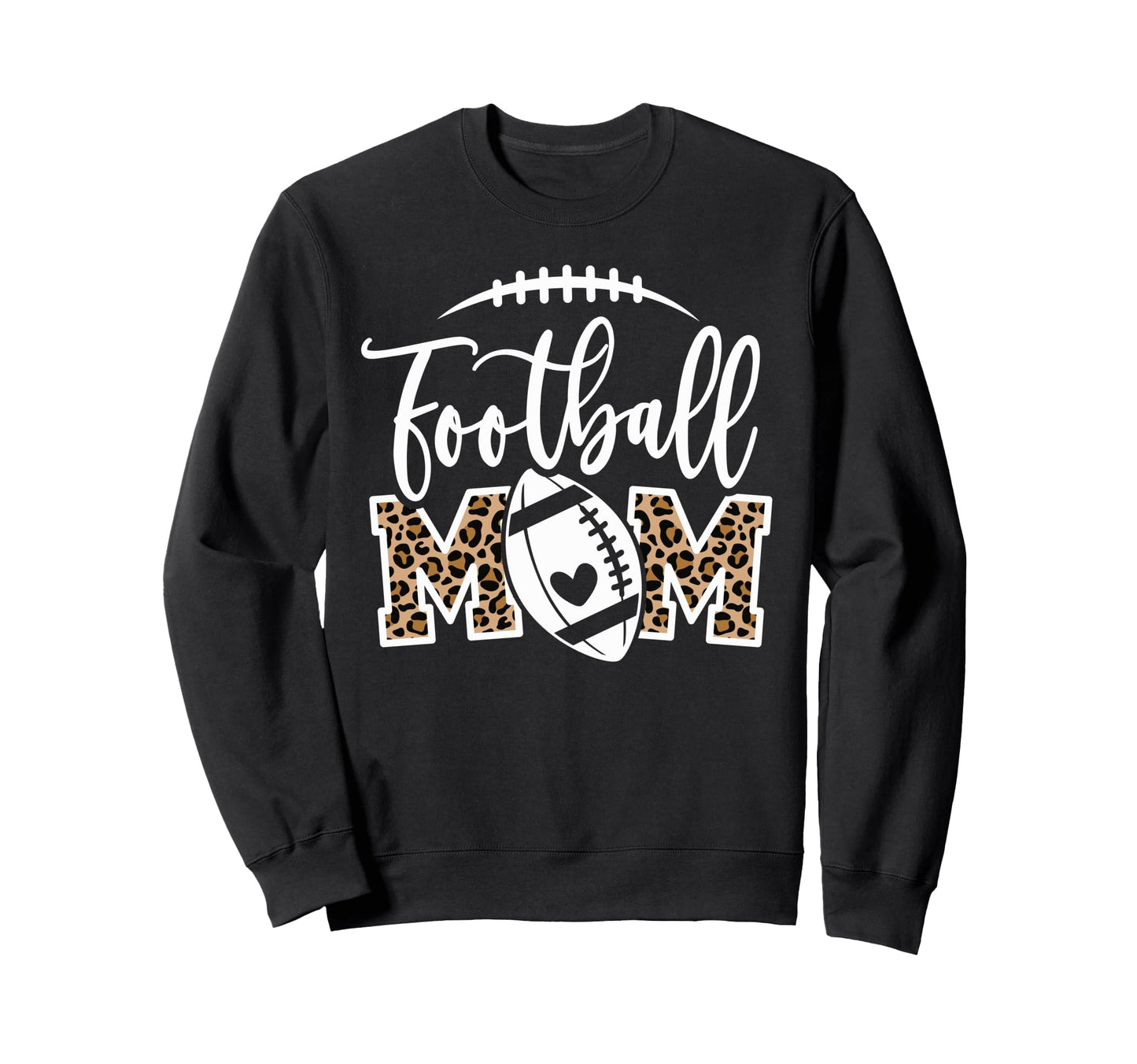 Game Day Leopard School Colors High Sweatshirt - Custom Art Print Unisex - T-Shirt, Sweatshirt, Hoodie