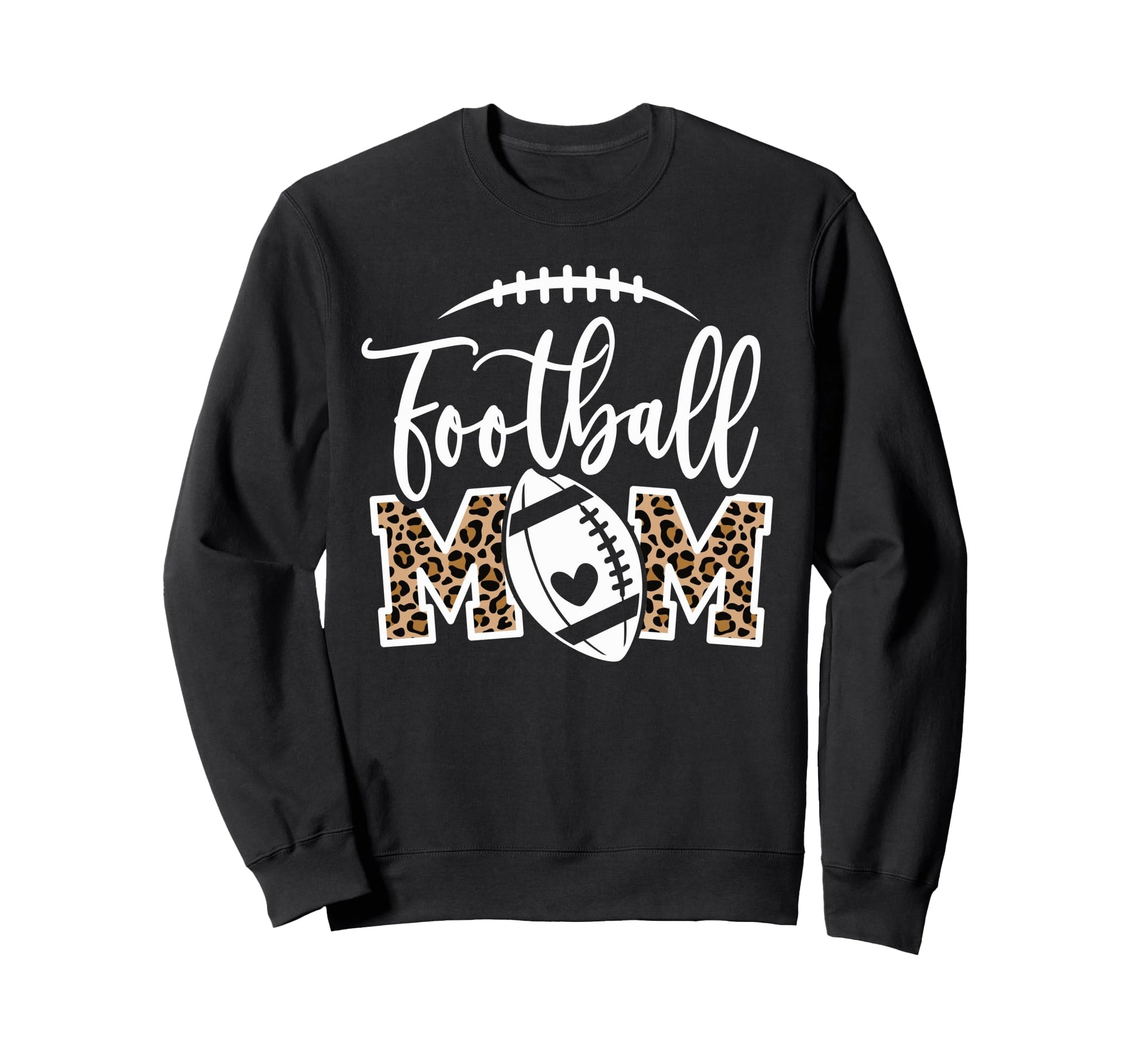 Game Day Leopard School Colors High Sweatshirt - Custom Art Print Unisex - T-Shirt, Sweatshirt, Hoodie