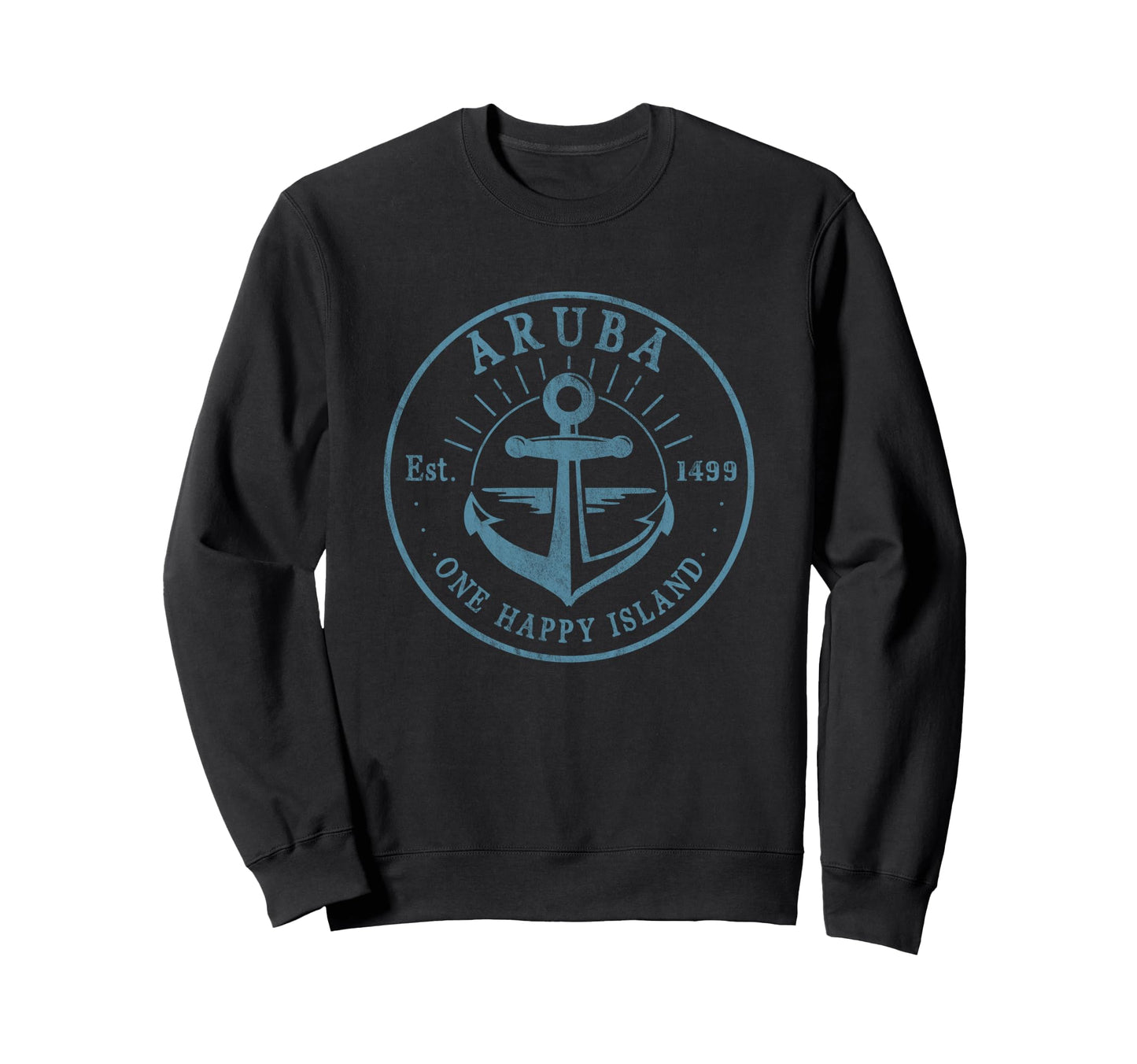 Varsity Aruba Sweatshirt - Aesthetic Graphic Men Women - T-Shirt, Sweatshirt, Hoodie