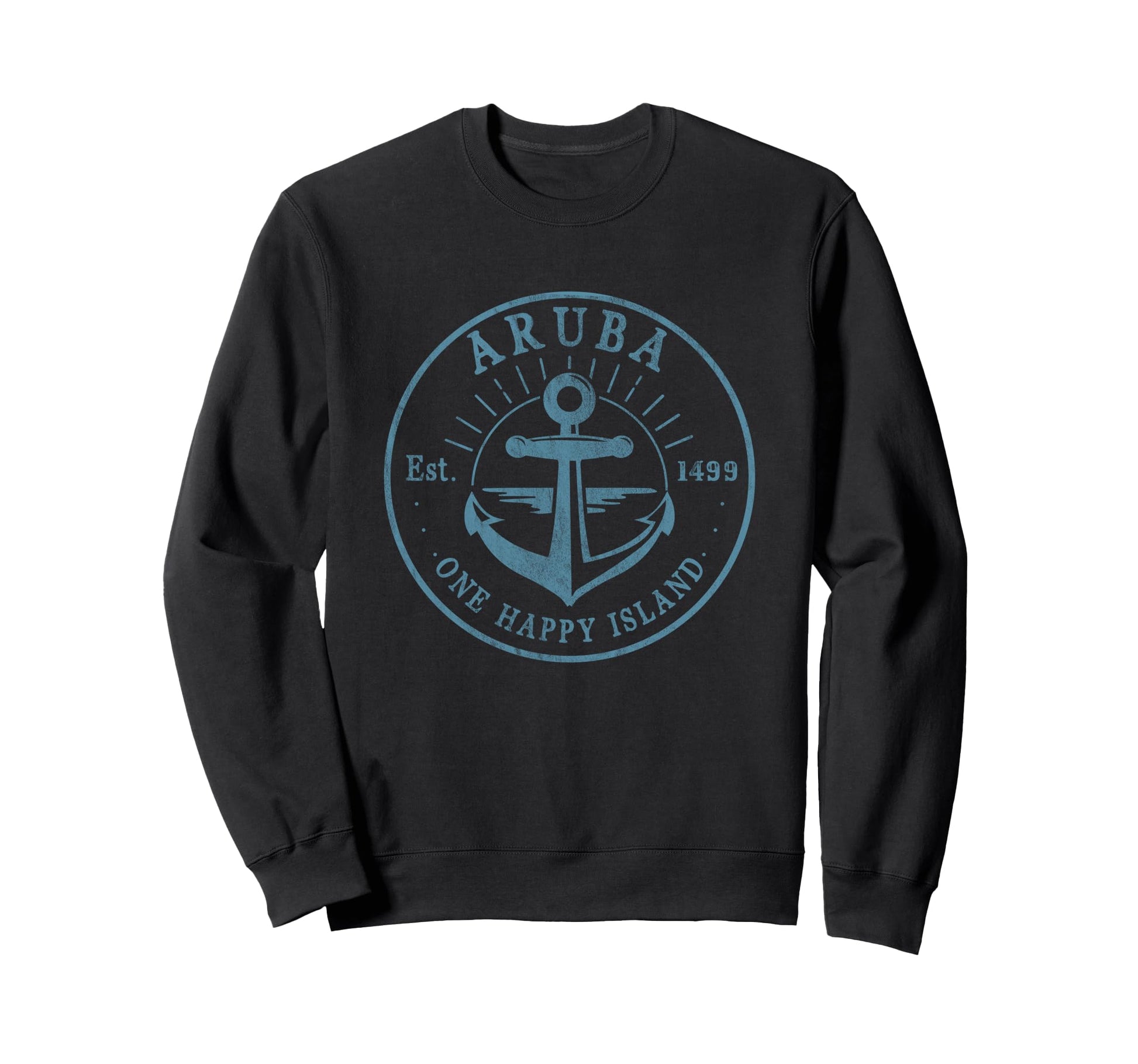 Varsity Aruba Sweatshirt - Aesthetic Graphic Men Women - T-Shirt, Sweatshirt, Hoodie