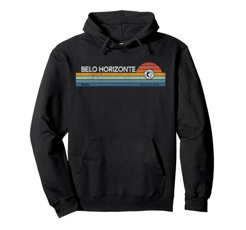 Belo Horizonte Brazil Minas Gerais Sunset Hoodie - Novelty Apparel Unisex - T-Shirt, Sweatshirt, Hoodie