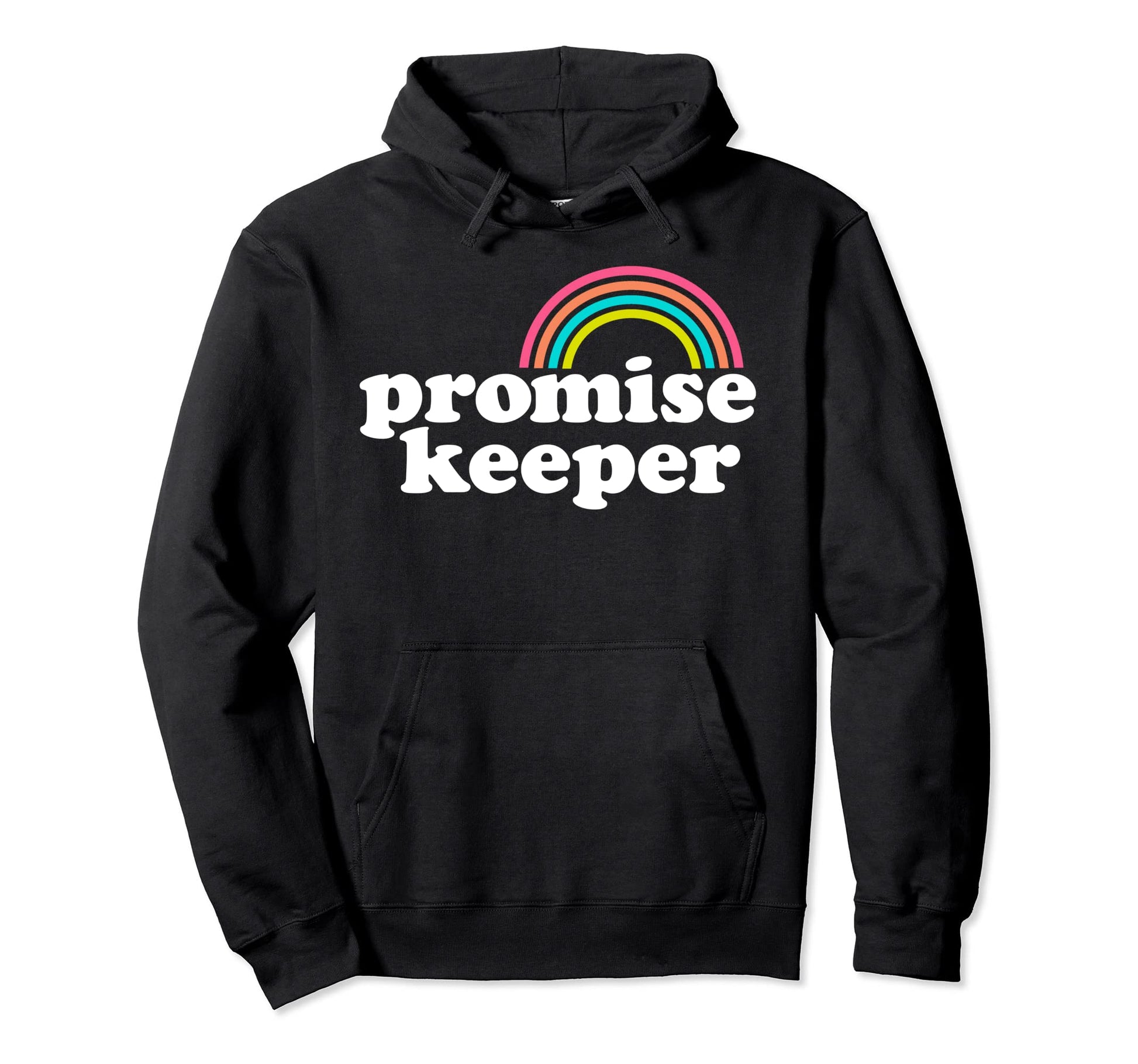 Christian Promise Keeper Rainbow Hoodie - Fun Novelty Design for Adults - T-Shirt, Sweatshirt, Hoodie