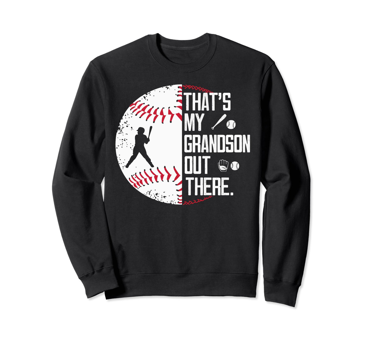 Baseball Grandpa Grandfather Gramps Sweatshirt - Unique Graphic Men Women - T-Shirt, Sweatshirt, Hoodie