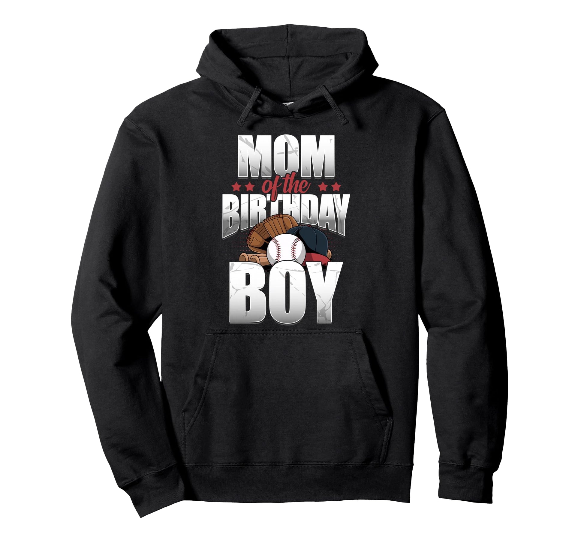 Mom Birthday Matching Baseball Birthday Hoodie - Graphic Print Men Women - T-Shirt, Sweatshirt, Hoodie